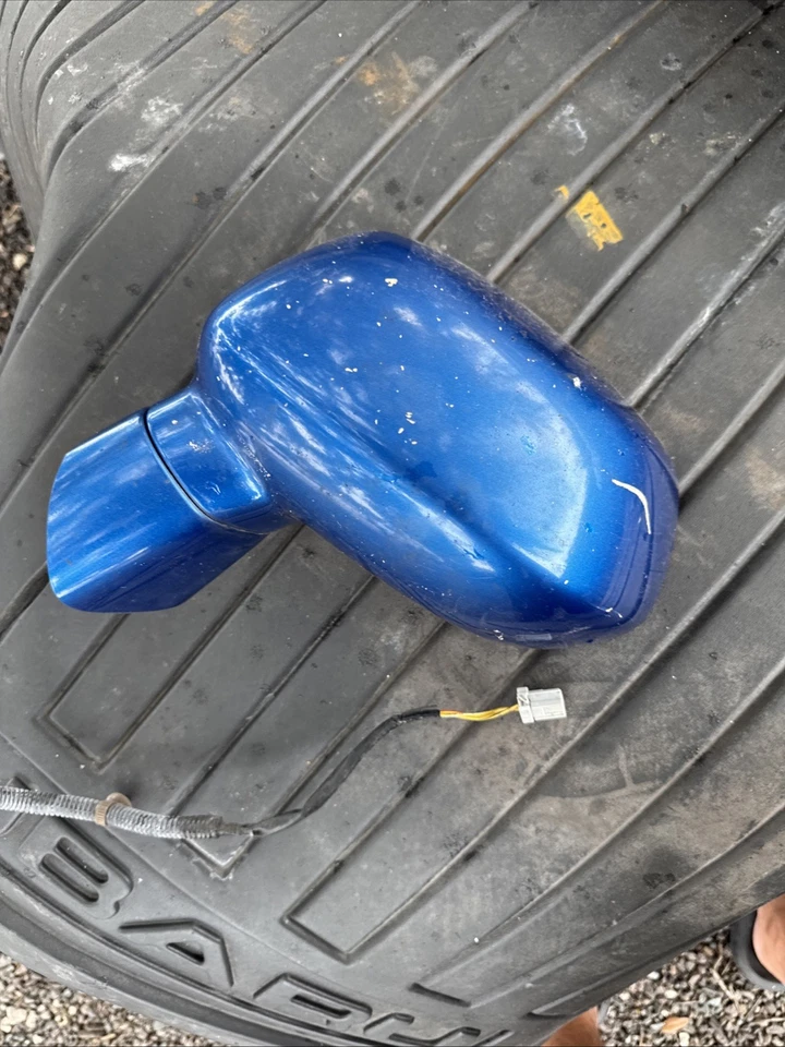 Espejo retrovisor izquierdo Honda Fit 2007 azul Foto 3 de 4