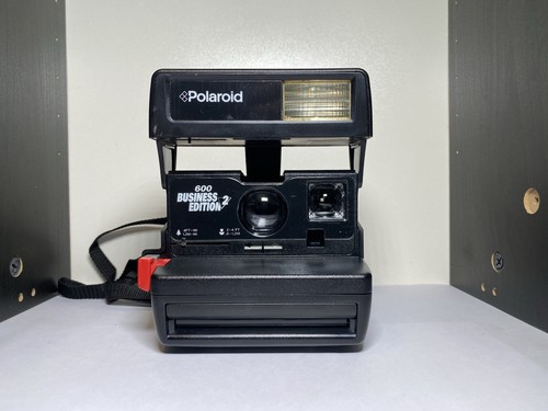 Polaroid Business Edition 2 One Step 600 Instant Film Camera, Soft Case - TESTED