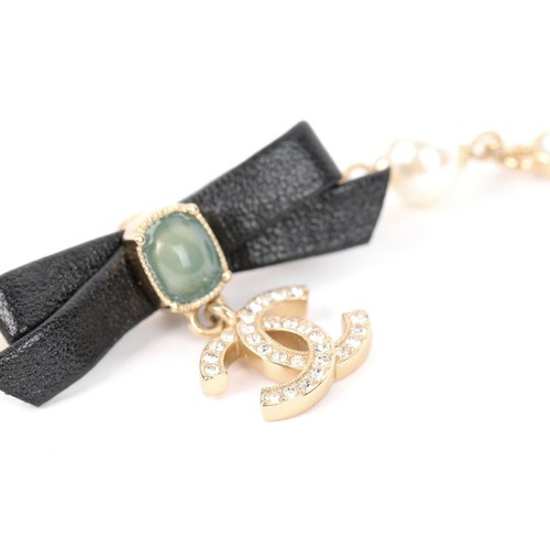 CHANEL GOLD TONE LONG NECKLACE GLASS PEARLS AND RHINESTONES / BNIB RRP£2160 - Picture 4 of 13