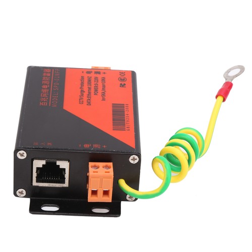 Ethernet Surge Protector Monitoring System RJ45 Suppressor For Sec NEW - Zdjęcie 11 z 12