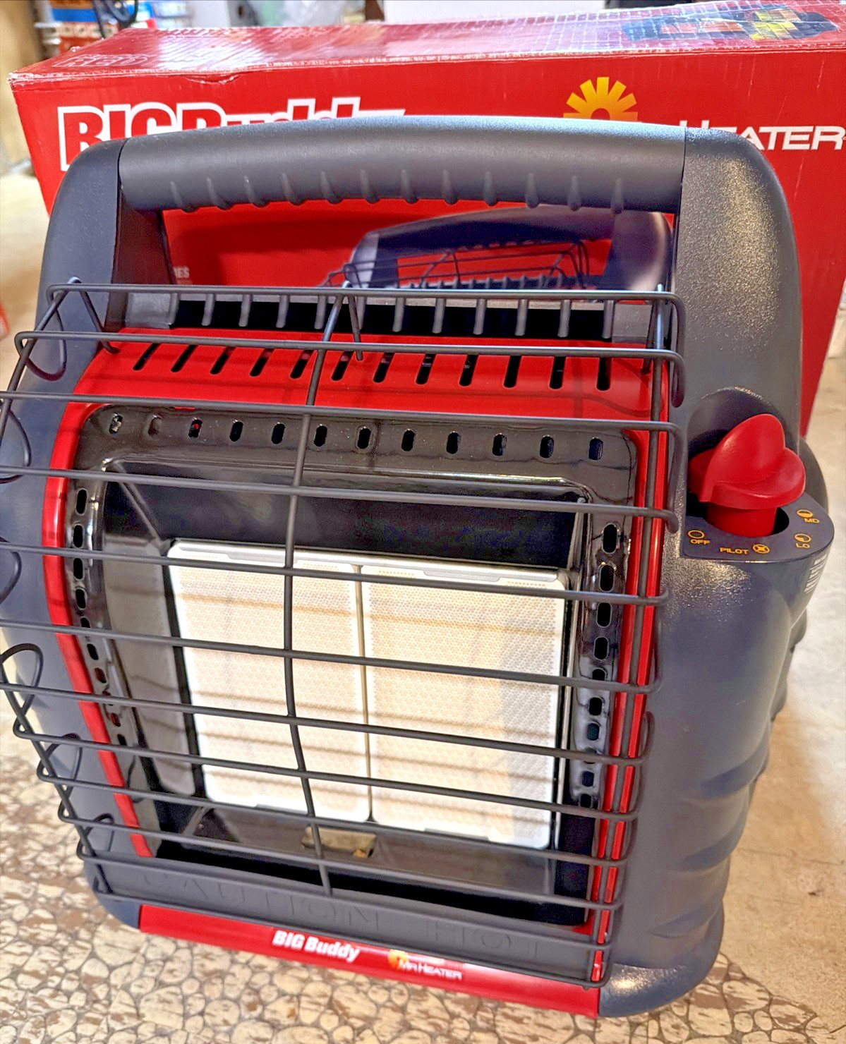 Big Buddy Mh18b 18,000 Btu Portable Propane Heater Used Once
