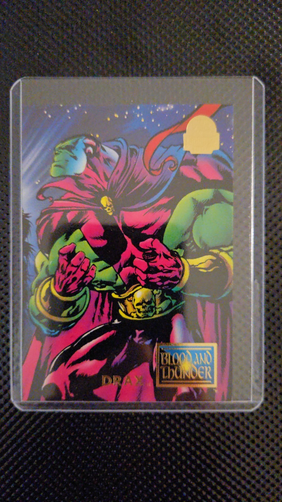 1994 Fleer Marvel Universe #63 DRAX Blood And Thunder