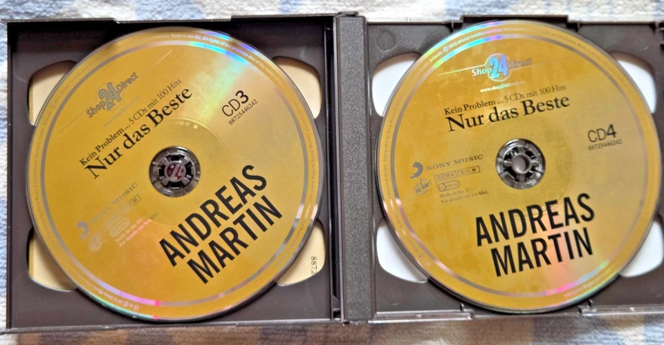 Andreas Martin  Kein Problem... Nur das Beste  BOX-SET  (5 CDs) mit 100 Hits - Bild 4 von 4