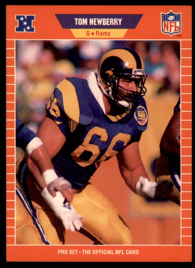 1989 Pro Set #205 Tom Newberry RC