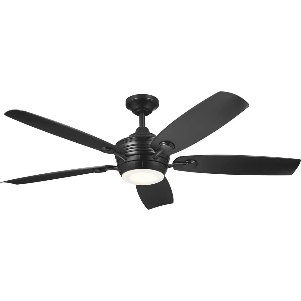 Kichler Lighting 310080SBK Tranquil Indoor Ceiling Fan Satin Black - Image 3 of 4
