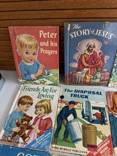 16 Rand McNally Junior Elf Book Bulk Lot Children’s Book Retro Vintage Reader - Picture 5 of 15