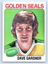 1975-76 Topps #119 Dave Gardner California Golden Seals