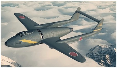 Micromil 1/72 Japanese Navy Mitsubishi J4M Local Fighter Senden Sakae Jet Engine