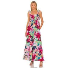 B B Dakota Steve Madden Vacay Bae Maxi Dress Sleeveless Square Neck Size XS NWT