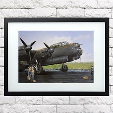 Dambusters Lancaster Bomber Giclee Fine Art Print Wall  Picture Decor Canvas Art