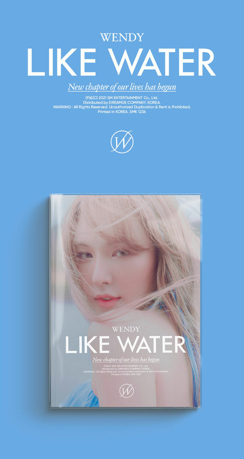 【未開封】Wendy Like Water: 1st Mini Album RED VELVET WENDY LIKE WATER 1st Mini Album PHOTO BOOK Ver CD+Book+