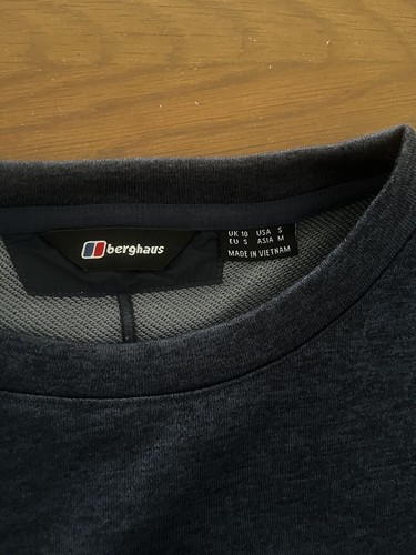 Berghaus Jumper Ladies Small Navy Blue Sweatshirt New With Tags - Picture 2 of 6