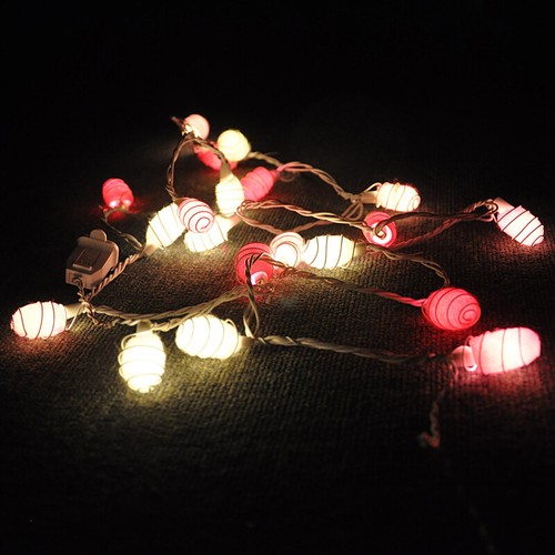 20LED Halloween Curtain Silkworm String Fairy Warm Lights In/Outdoor Party Decor - Picture 4 of 12