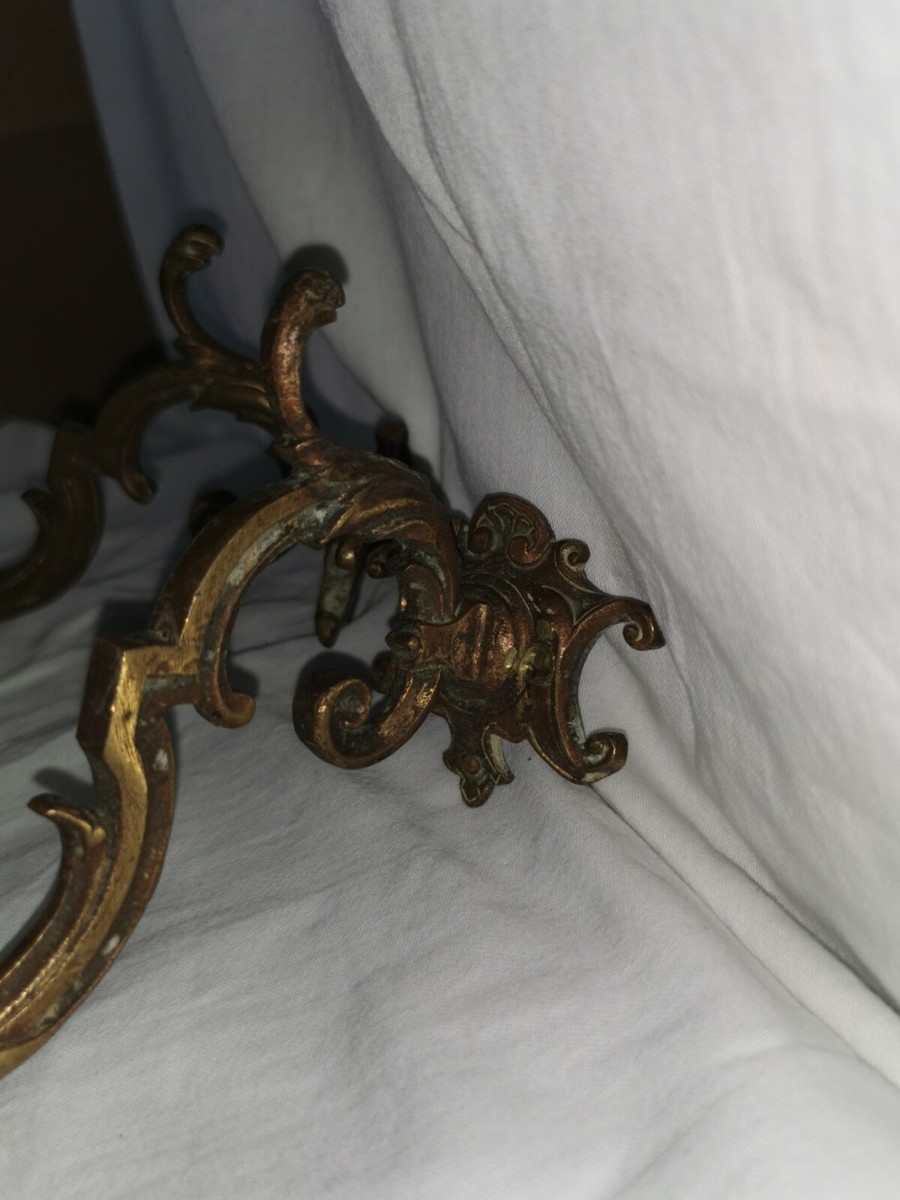 Paire de bougeoirs réflecteurs de lumière par 1 loupe, 1