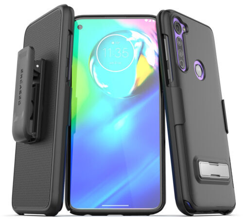 Custodia Per Motorola One Fusion+ - Silicone TPU Antiurto, Protezione Completa, Nero - Foto 2