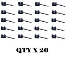 (Set/20) 2 Prong Pigtail Wire Plug Truck Trailer Side Marker Clearance Lights