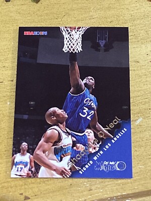 Vtg 1996-97 SkyBox NBA Hoops #112 SHAQUILLE O'NEAL Magic