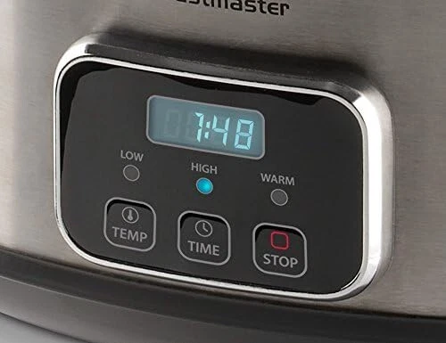 Toastmaster 4-Quart Digital Slow Cooker with Locking Lid (Stainless Steel) - Image 4 of 4