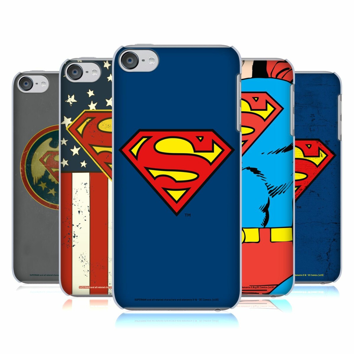 OFFICIAL SUPERMAN DC COMICS LOGOS HARD BACK CASE FOR APPLE