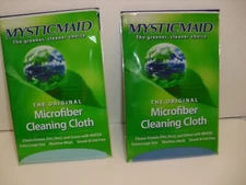 Mystic Maid Microfiber Cleaning Cloths Eco Friendly Blue & Teal (2 pk) G718KC-B
