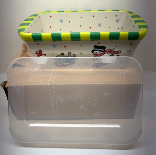 NEW Temptations Holiday Butter Dish with Lid - 12oz - Picture 5 of 5