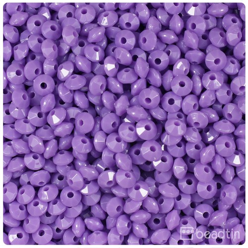 BeadTin Opaque 6mm Faceted Rondelle Craft Beads (1350pcs) - Color choice - Picture 12 of 17