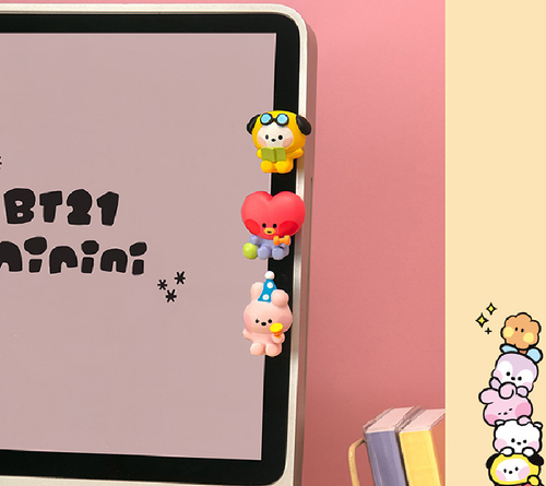 BTS BT21 MONITOR FIGURE Universtar Line Friends Official + Tracking - Picture 16 of 17