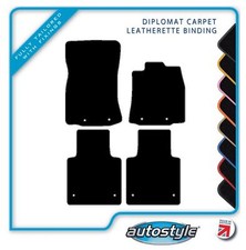 Fits Jaguar XJ Series (X351) LWB 2009-2019 Luxury BLACK tailored car mats