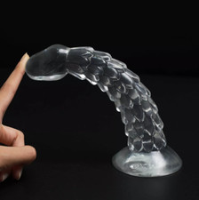 9.05in Anal Prostate Tentacle Butt Plug Fantasy Dildo Long Huge Sex Toy Women UK