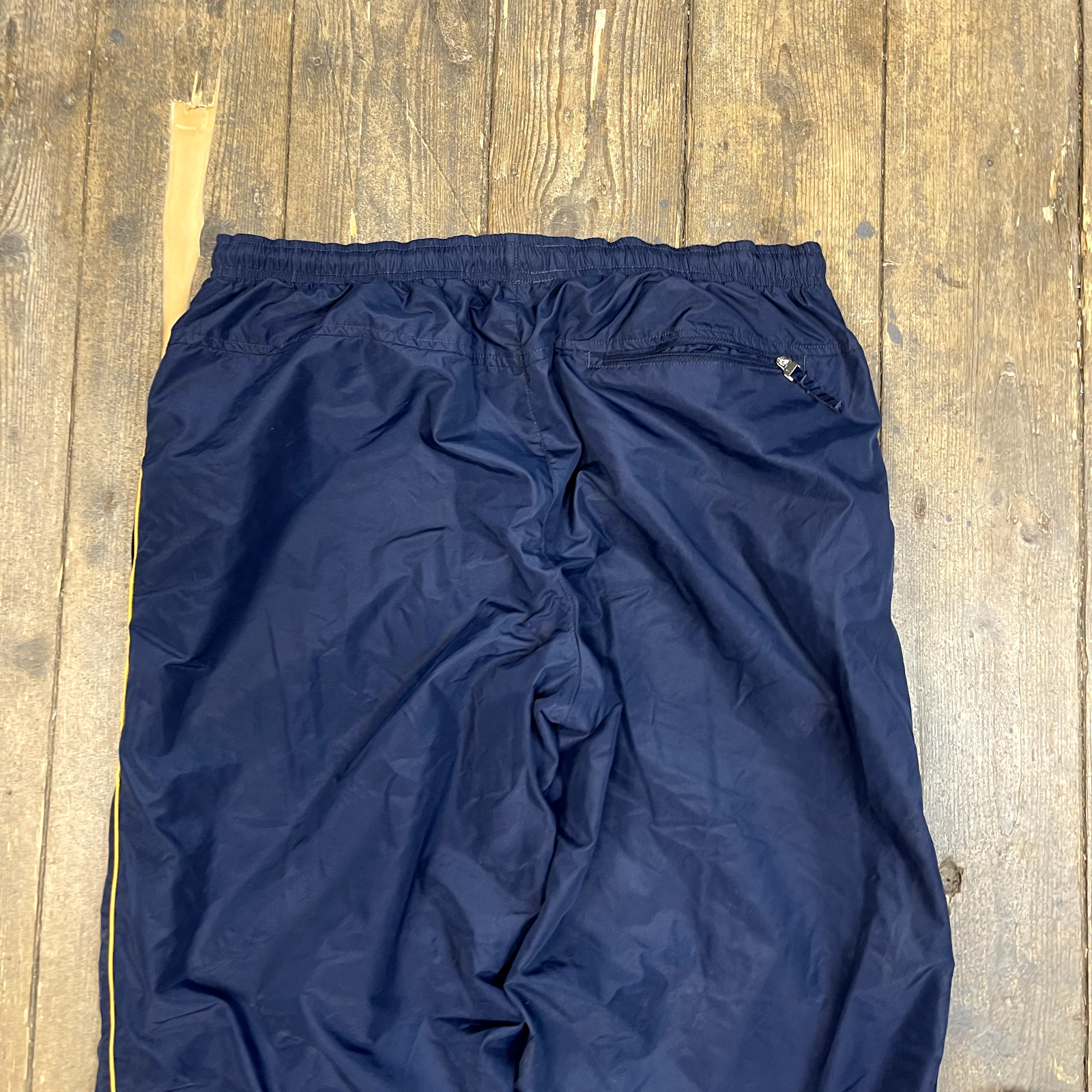 Nike Track Pants 90's College Sports Joggers, Navy, Mens XL image 8