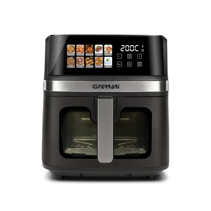 Friggitrice ad Aria Calda Senza Olio 8 Litri 10 Funzioni Display Touch a Colori, fotografia 4 di 9