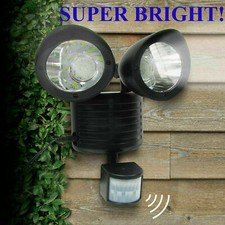 Solar LED Street Light Motion Sensor Remote Control Wall Flood Outdoor Yard Lamp