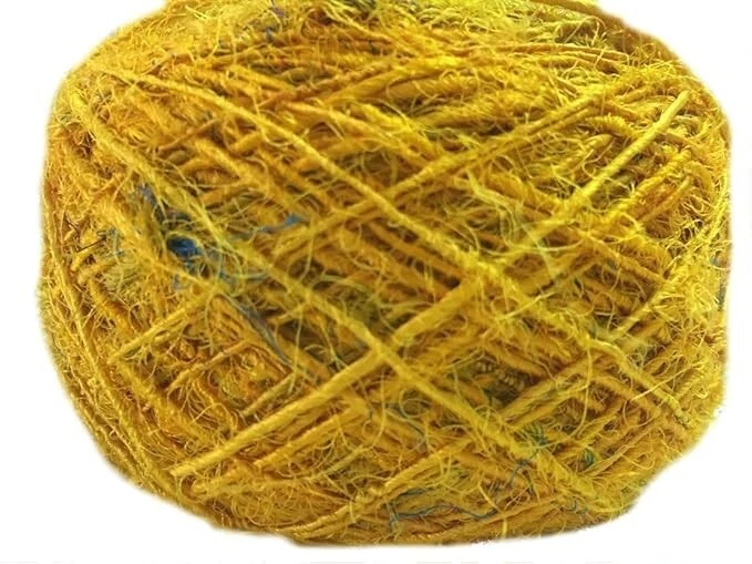 Knitsilk Premium Ball Recycled Sari Silk Yarn - 100 Grams,Ideal for Crafts