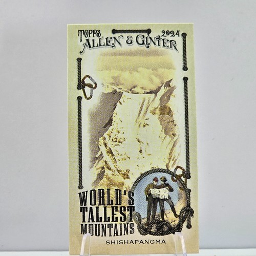 2024 Allen & Ginter Worlds Tallest Mountains Insert PYC - Picture 2 of 15
