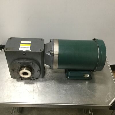 Boston Gear HF726-25SPV-B5-H1-P16 Right-Angle Gear, 56C, 25:1, P56X0363H Motor