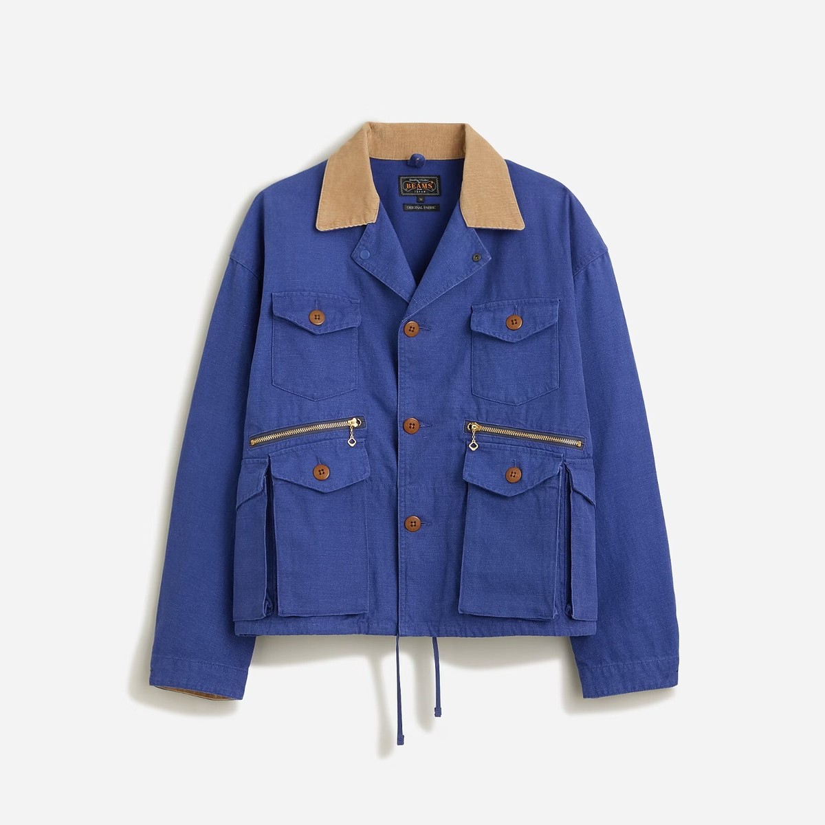 BEAMS PLUS
ミリタリーオーバーオール BEAMS PLUS Fish Hunting Jacket Blue Canvas Cargo Full Zip