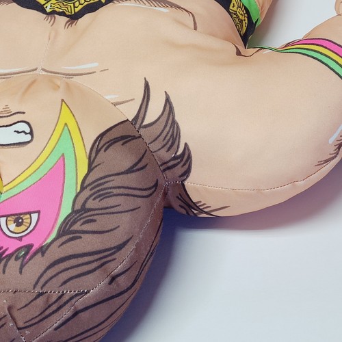 Vintage 1990 Ultimate Warrior Tonka WWF Wrestling Buddies Plüschkissen - Bild 10 von 18