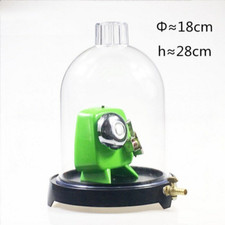Practical Vacuum Hood Suction Disc Bell in Vacuum Laboratory Plastic Jar
