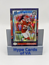 JADEN HICKS 2024 Panini Donruss Optic Purple Shock Rated Rookie RC #237 Chiefs