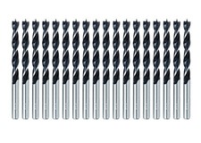 20Pcs 3/16" Wood Brad Point Drill Bit Set Woodworking Spur Point Wood Drill Bit