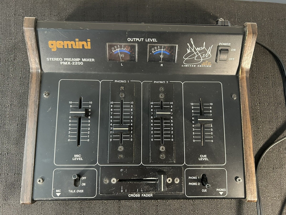 Gemini stereo preamp mixer pmx-2200 Dj Jazzy Jeff Version Hiphop