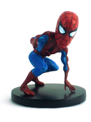 Neca Spider-Man Head Knocker Resin Statue Bobblehead Marvel