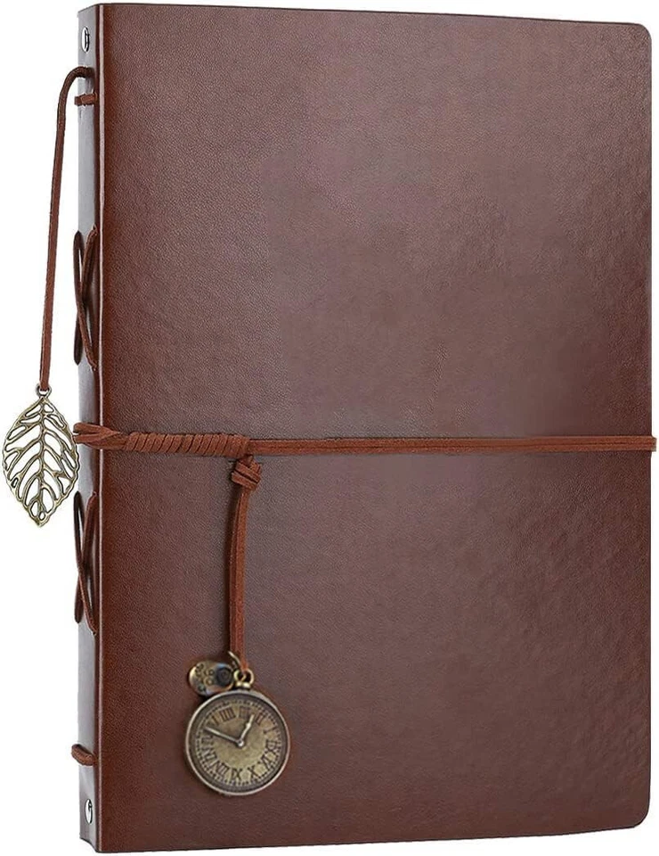 ELEGANT Leather Photo Album Notebook | 120 4x6 Photo Space w/ Writing Pages - Image 3 of 4