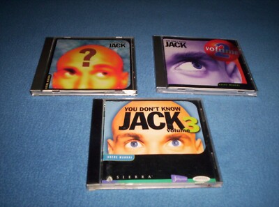 You Don't Know Jack Volume 1, 2 and 3 CD's
