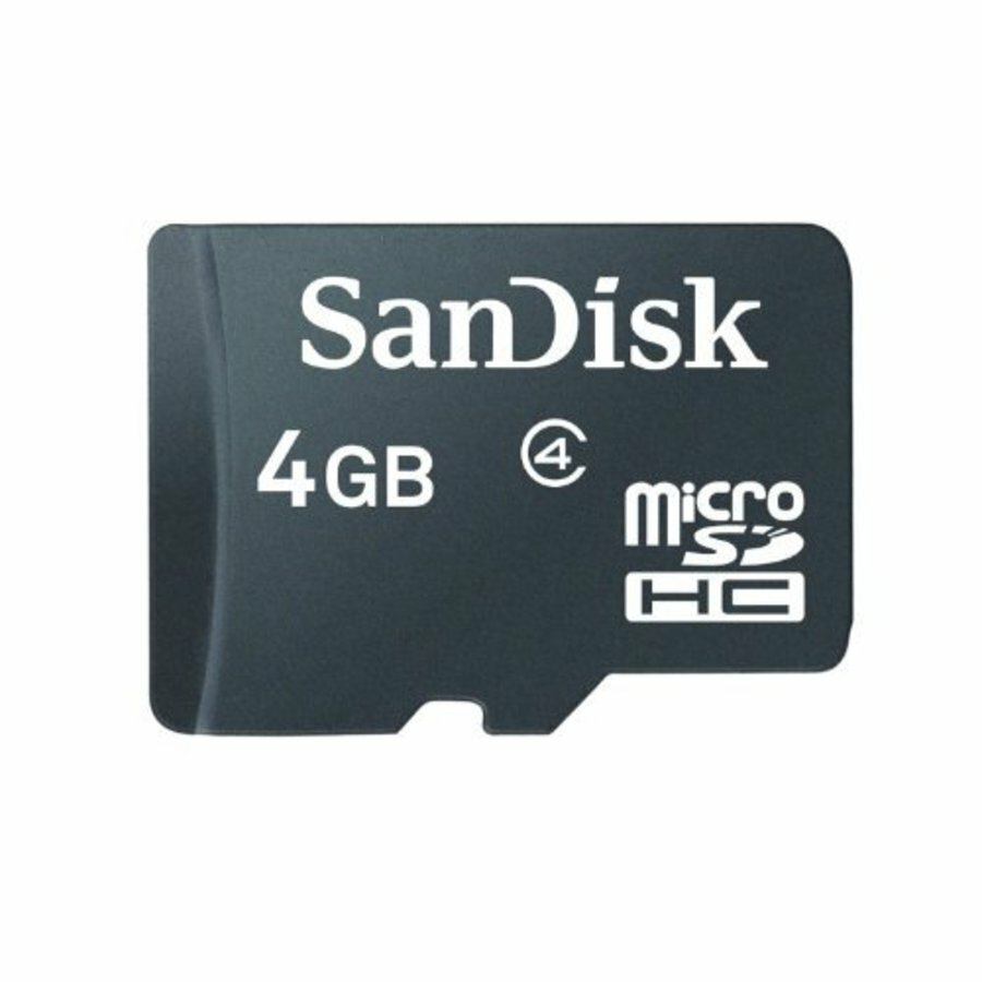Sandisk 4GB Micro SD HC Memory Card (SDSDQM-004G-B35) 619659033484 
