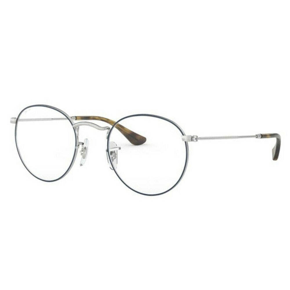 Reading Glasses Ray Ban 3447 2970 Silver On Top Blue 47 21 145 + Hoya Lens-image