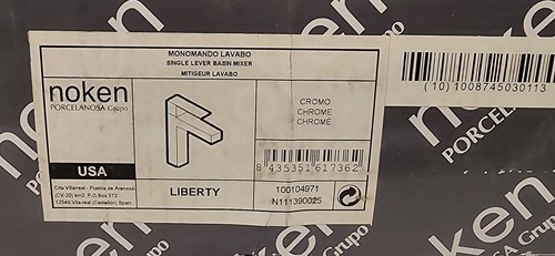 Porcelanosa Noken LIBERTY Single Lever Basin Faucet. Model# N111390025 - Picture 5 of 8