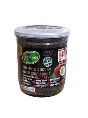 VEET Gold coffee coconut face and scrub.  Super effective scrub 