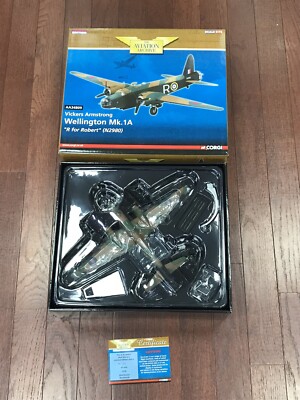 Corgi AA34809 Vickers Armstrong Wellington MK.1A ''R for Robert'' Airplane Model