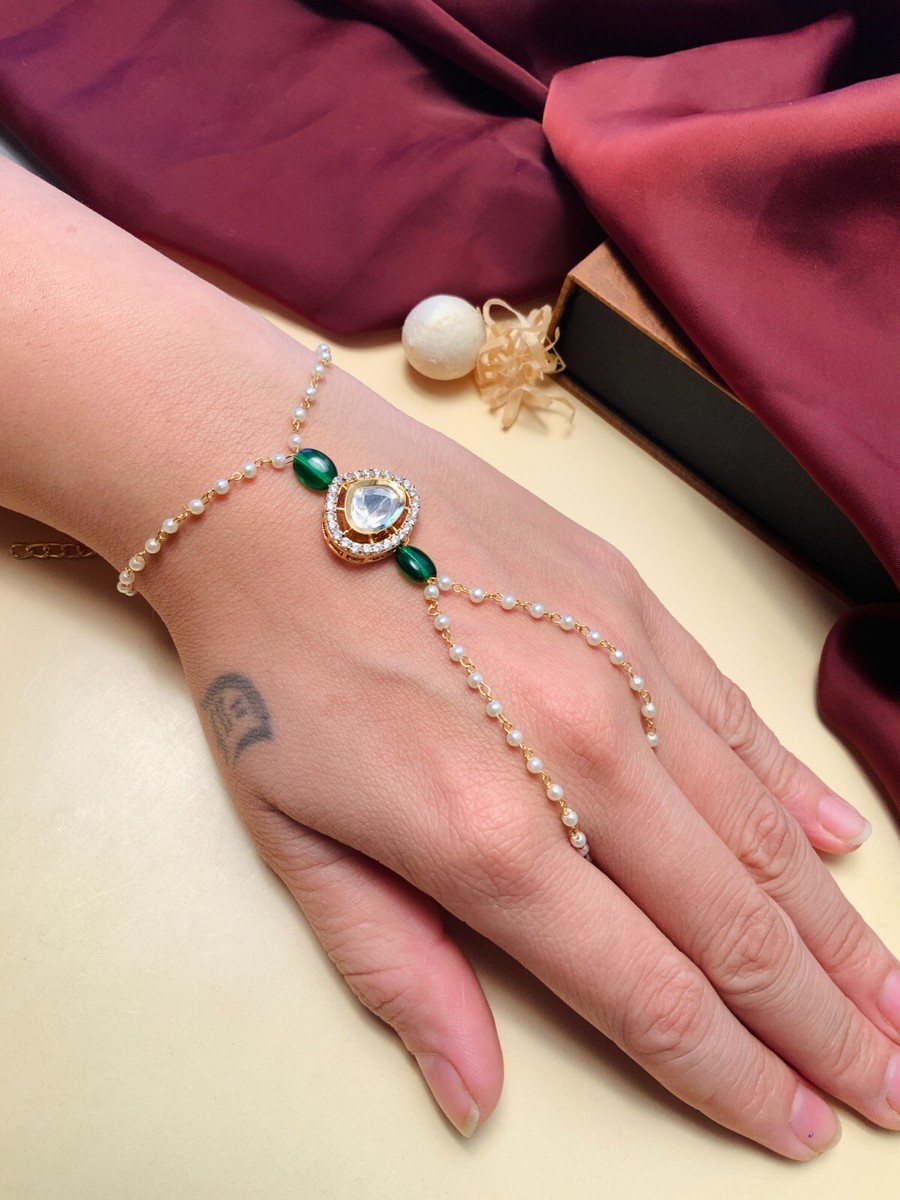 Indian Traditional Latest Trend Beautiful Hand Jewellery Bracelet For Women